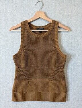 Banana Republic organic cotton chunky knit tank top